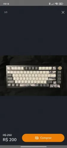Teclado gamer custom