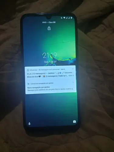 Vendo moto g8 plus