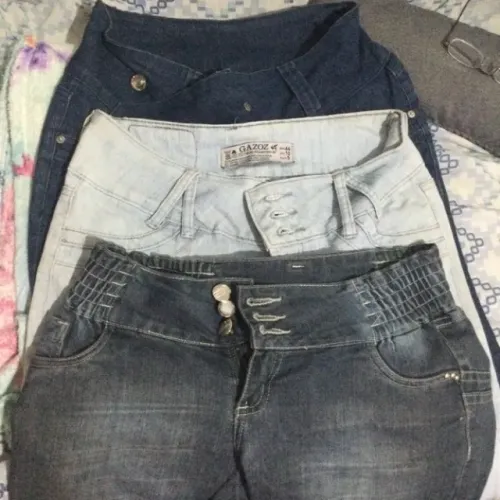 3 calças jeans número 44