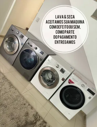 Lava e Seca e Lavadoras c/ Garantia Entregamos