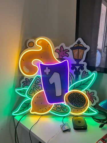 Neon LED personalizado - destaque sua marca ou decoração!
