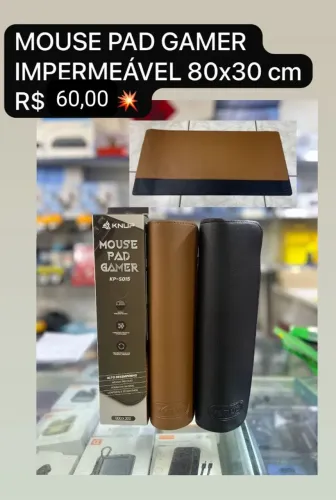 Mouse pad gamer impermeável 80x30 cm - entrega em slz e região