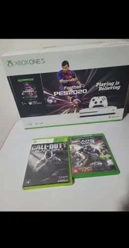 XBOX ONE S 1TB + 2 JOGOS