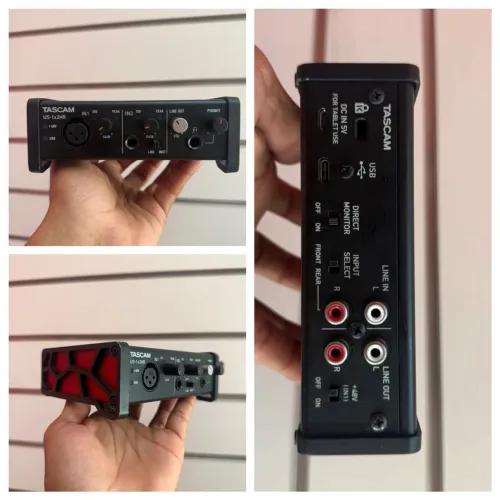 Interface de Áudio TASCAM US-1x2HR ? Impecável | Funcionamento Perfeito