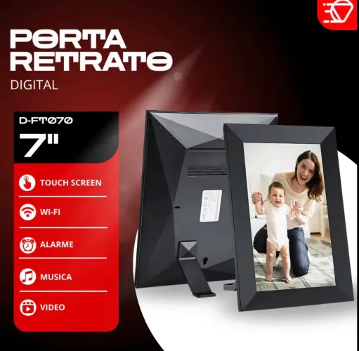Porta-retrato Digital Grasep D-ft070 7 polegadas
