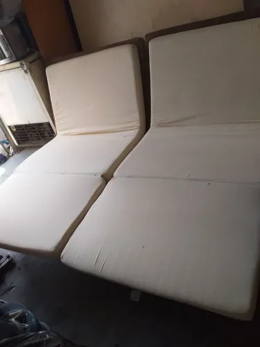 Ótimo sofá cama estrutura de aço troco algum do meu interesse