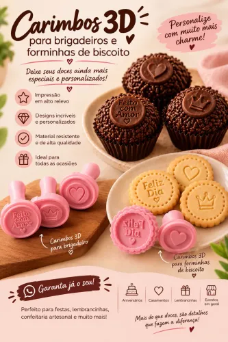 Carimbos para brigadeiro 