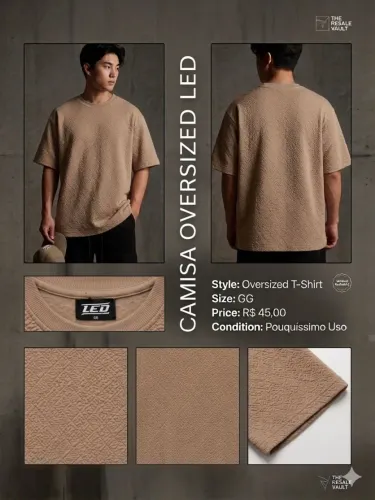 Camisa Oversized LED ? Usada 