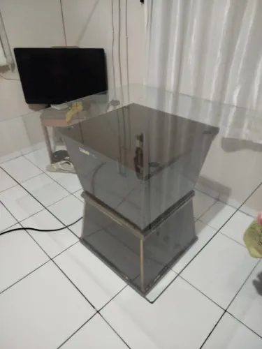 Mesa de vidro 1,20 x 1,20