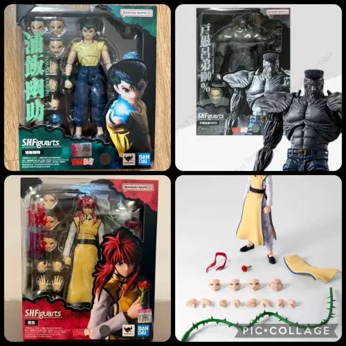S.H.Figuarts - YYH - Yusuke+TOGURO+Kurama - Bandai - NOVOS