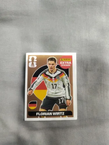 Figurinha extra rara Florian Wirtz Panini FIFA COPA 2026