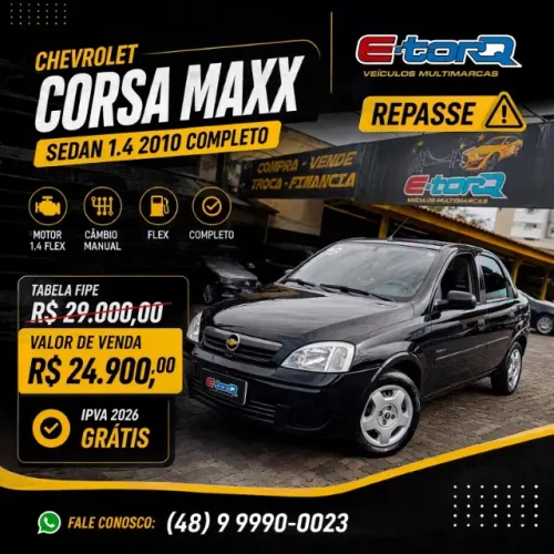 Chevrolet Corsa Sed. Maxx 1.4 8V Econoflex 4P 2010