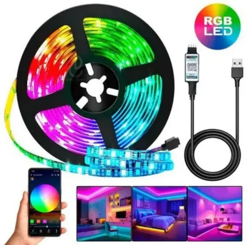 FITA DE LED 10 METROS RGB 5050