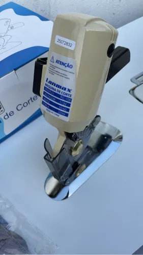Máquina de corta tecidos a manual a disco 4 polegadas 250w Lanmax 110v e 220v