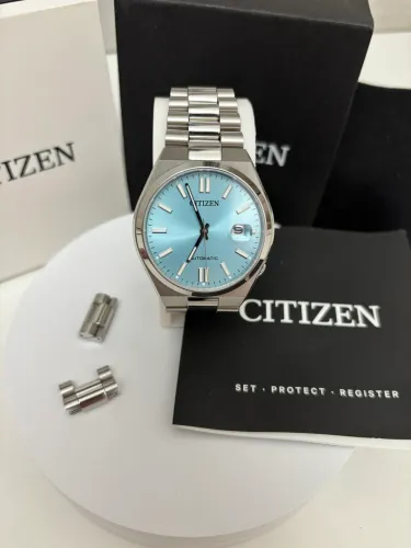 Relógio Citizen Tsuyosa NJ0151-53M 40mm Tiffany Blue Automático | Semi Novo | Full Set
