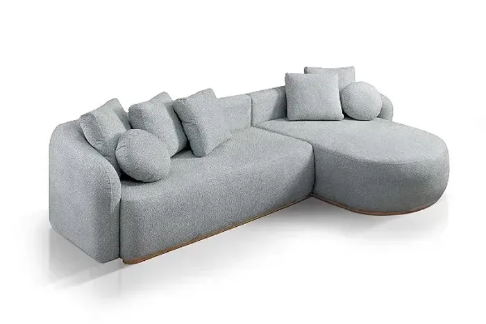 SOFA CHAISE ORGÂNICO JADE 3,00m MOLAS BONNEL r33