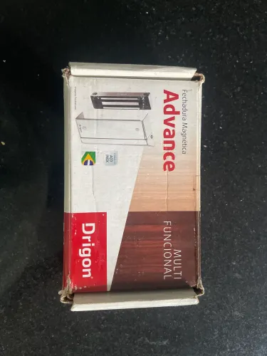 Fechadura magnética advance em aço inox nova sem uso