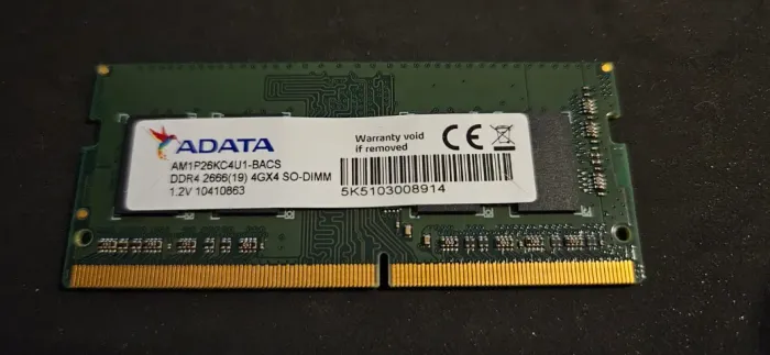 MEMÓRIA RAM 4GB DDR4 2666MHz ADATA NOTEBOOK