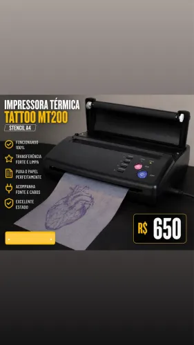 Impressora termica decalque tattoo