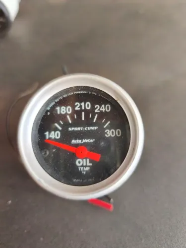 Autometer Sport Comp termômetro temperatura óleo ou água 52mm sem sensor 