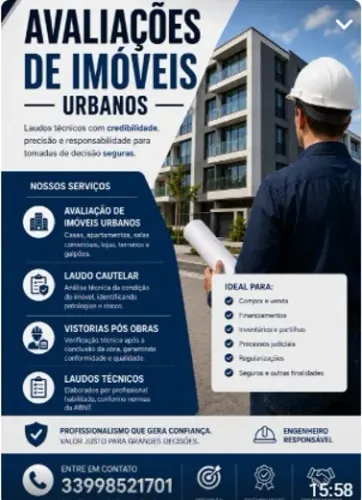 Avaliações de imóveis urbanos