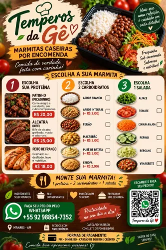 Marmitas caseiras 