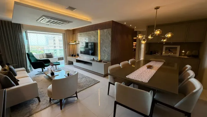 Apartamento com 3 dormitórios à venda, 162 m² por R$ 1.950.000,00 - Guararapes - Fortaleza
