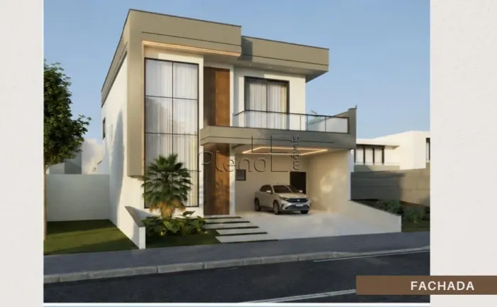 Sobrado à venda em Paulínia, Jardim Fortaleza, com 3 suítes, com 269.64 m², Urbe 365 Paulí