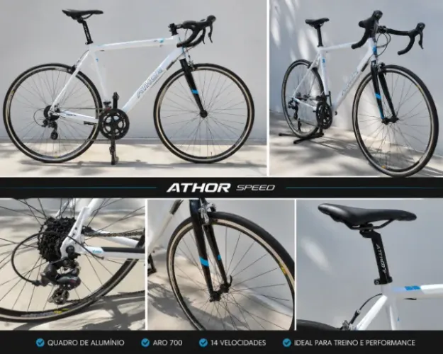 Bike Speed Athor V-One NOVA NA CAIXA, nunca usada e com nota fiscal da compra.