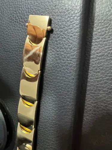 Bracelete Maciço de ouro 40.45g 18k procedência garantia eterna