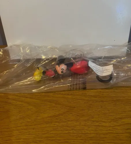 Canudo Mickey que vira Chaveiro
