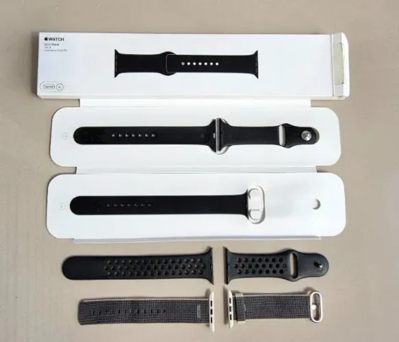 Kit 3 Pulseiras Apple Watch 42/45mm - 2 Originais + Nike