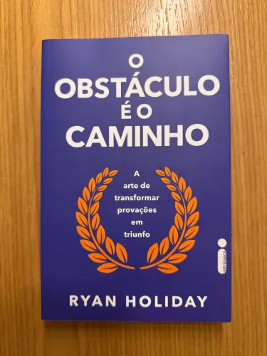 Livro o obstáculo é o caminho