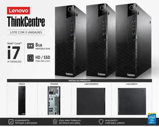 Vendo lote com 3 CPUs Processador I7