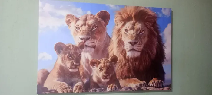 Quadro de leão 