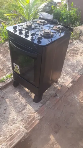 Fogão Smaltec mesa de vidro 4 bocas funcionando tudo perfeitamente