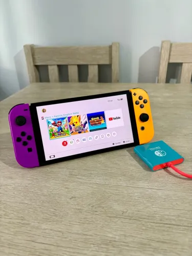 Nintendo Switch OLED Aceito Cartão 