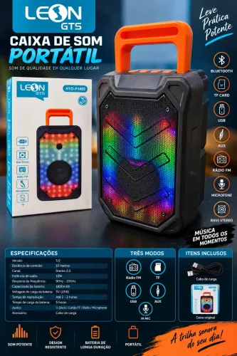 CAIXA DE SOM BLUETOOTH