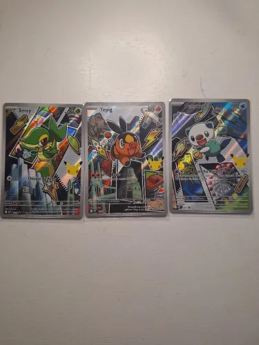 Trio de Unova (coleção parceiro inicial)