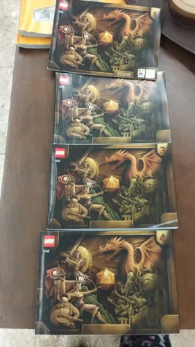 Manuals LEGO Ideas Dungeons & Dragons: Red Dragon's Tale (21348).