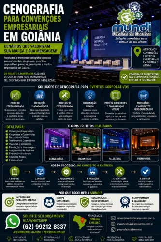 Cenografia para Eventos Corporativos em Goiânia | Palcos e Ambientes