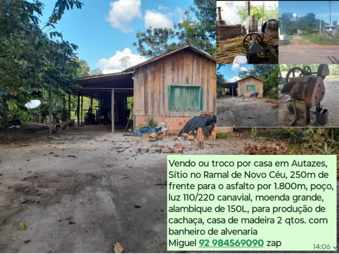 Vendo ou troco por casa em Autazes ou Manaus