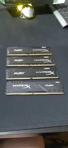 Memória RAM DDR4 32gb (4x8) HyperX Fury 2400mhz