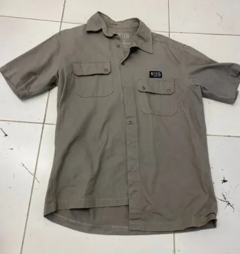 Camisa Masculina RUA Manga Curta Botão Tam GG | Excelente Estado