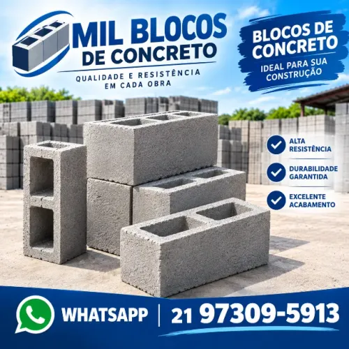 BLOCO DE CONCRETO DE FÁBRICA