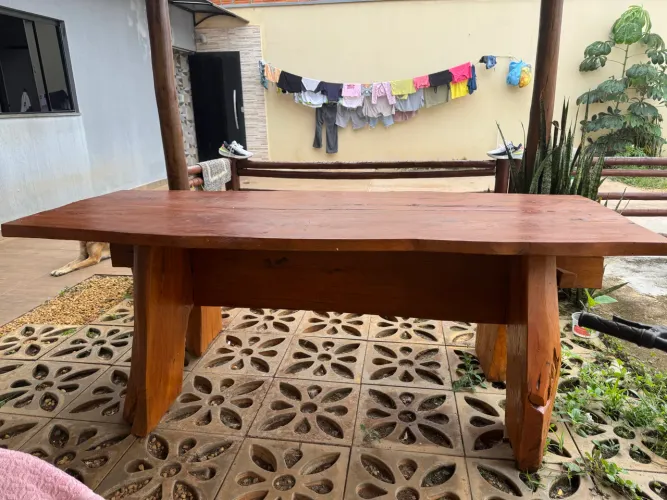 MESA DE MADEIRA NOVA