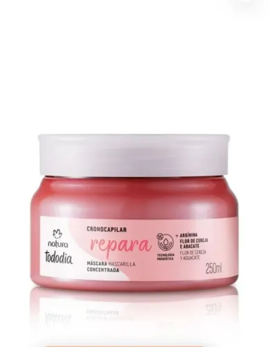 Máscara Capilar Reparação Flor de Cereja e Abacate Tododia 250ml