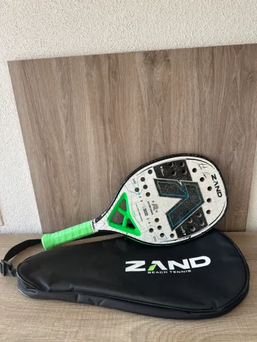 Raquete Beach Tennis Assinada Antomi Ramos Zand Bruxo Carbono Eva Overgrip novo Campinas