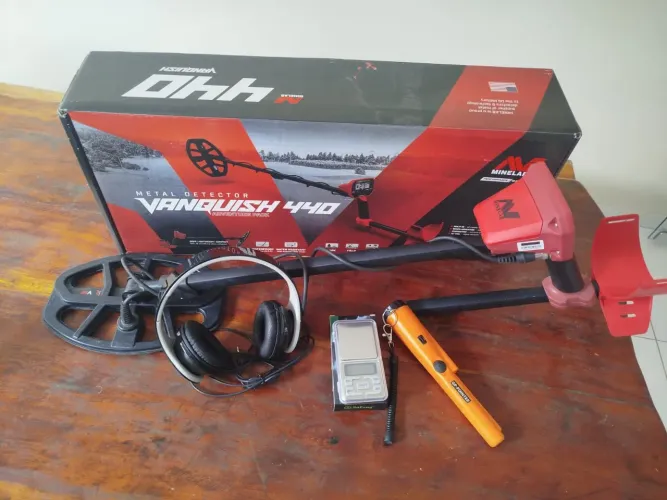 Vendo kit aventure peck,detector de metais(leia a descrição)