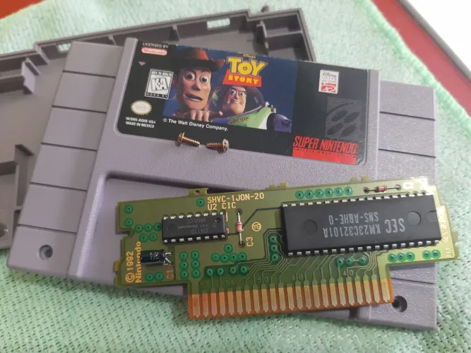 Cartucho original super Nintendo toy story